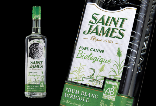 BLAZON / Crossdesign crée la personnalité packaging du rhum agricole biologique SAINT JAMES