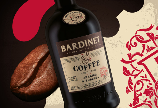 <p>  BLAZON / Crossdesign créé l’identité et le packaging de l’innovation Coffee des brandies Bardinet. </p>