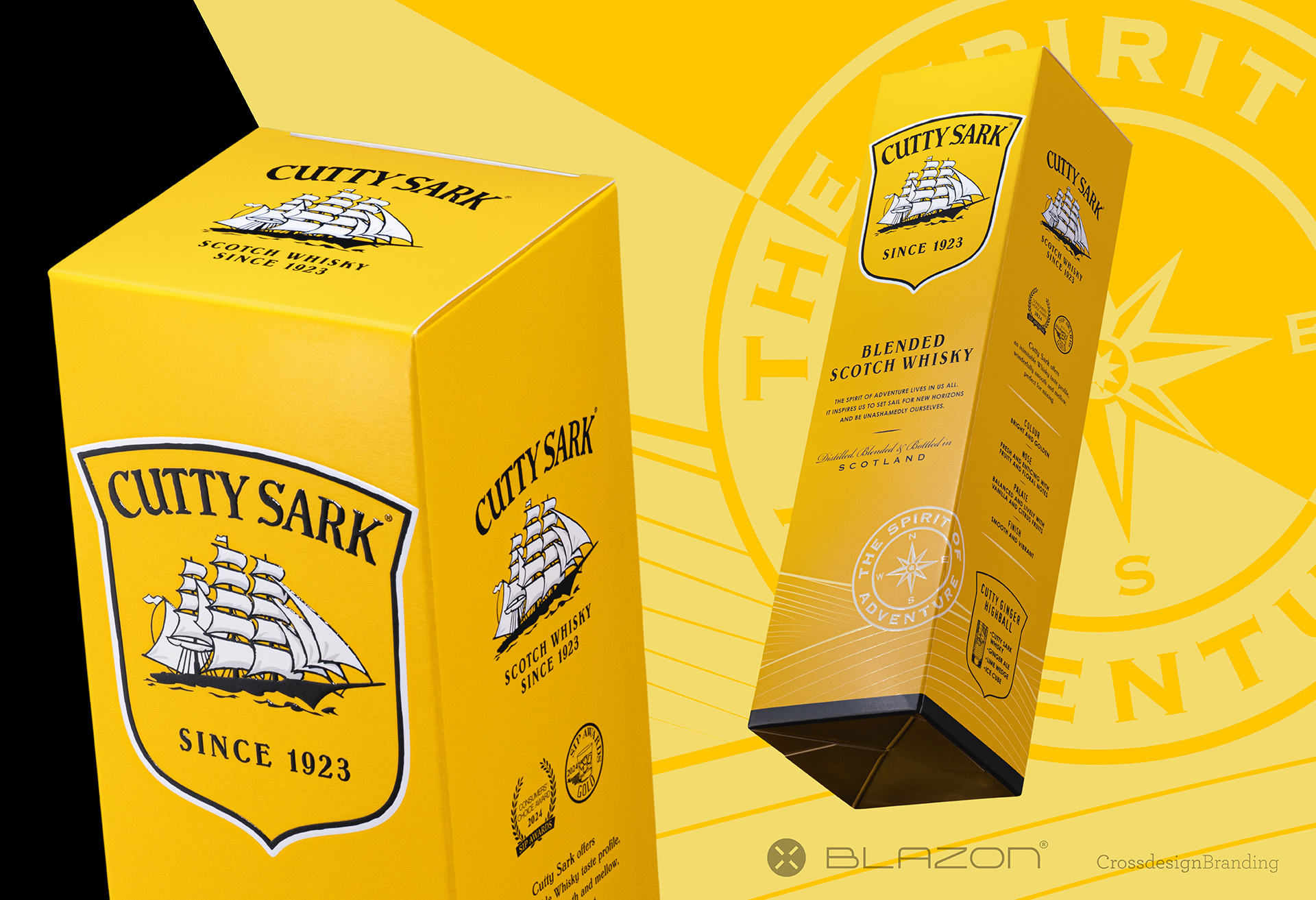 blazon design slide portfolio CUTTY SARK