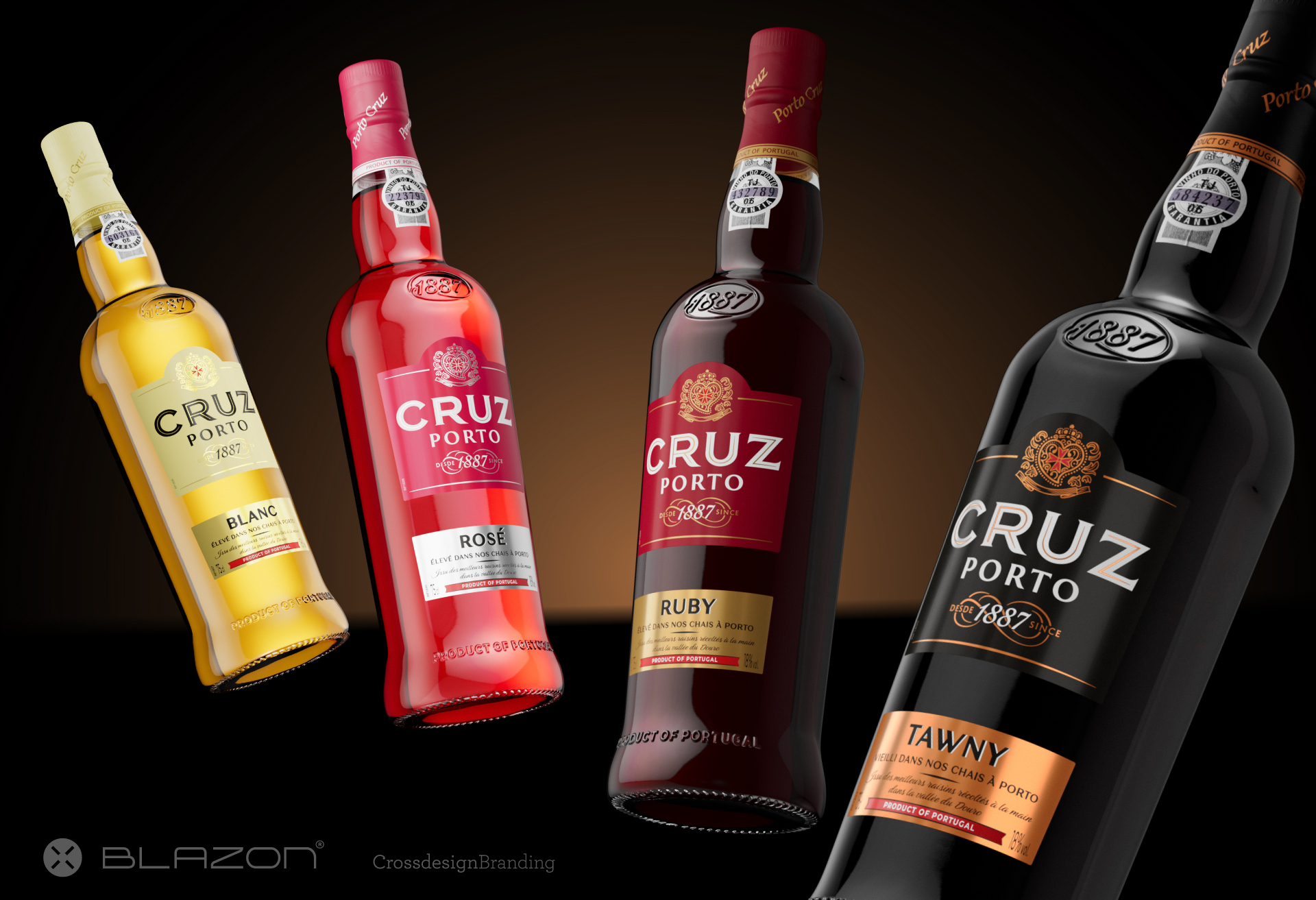blazon design slide portfolio  CRUZ, N°1 MONDIAL DU PORTO