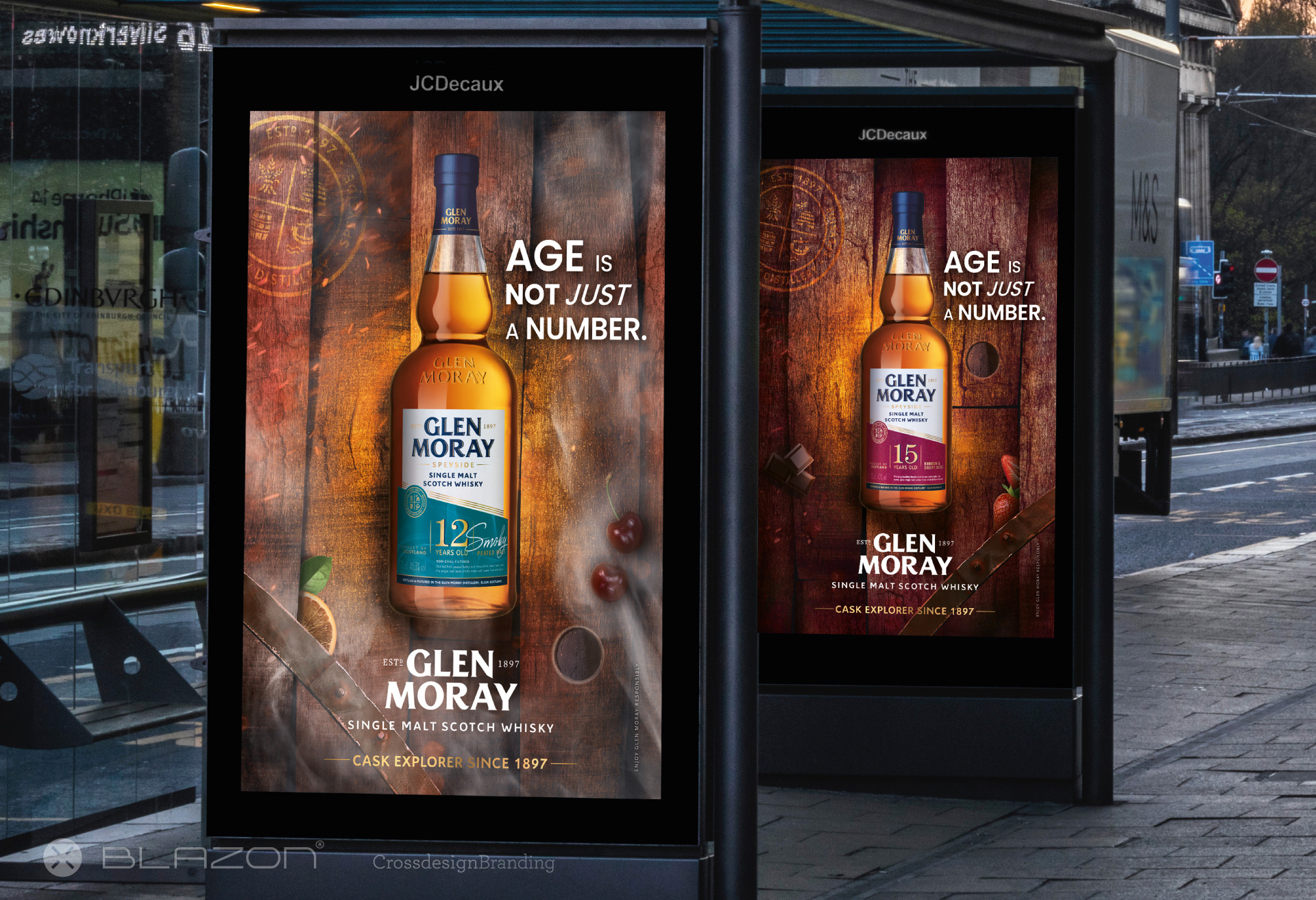blazon design slide portfolio GLEN MORAY COMMUNICATION