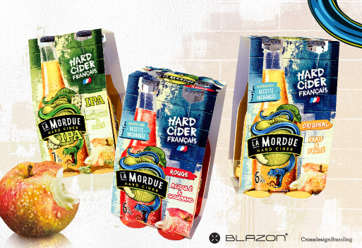 blazon design slide portfolio LA MORDUE - HARD CIDER