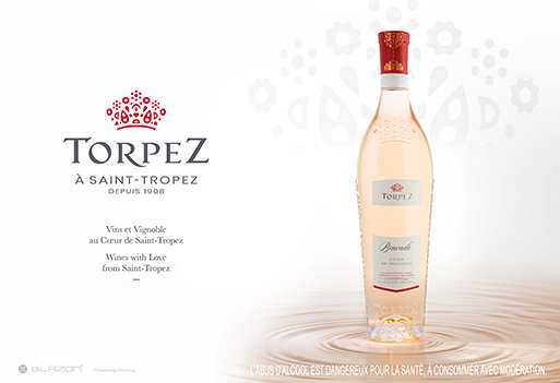 blazon design slide portfolio TORPEZ - CAVE DE SAINT-TROPEZ